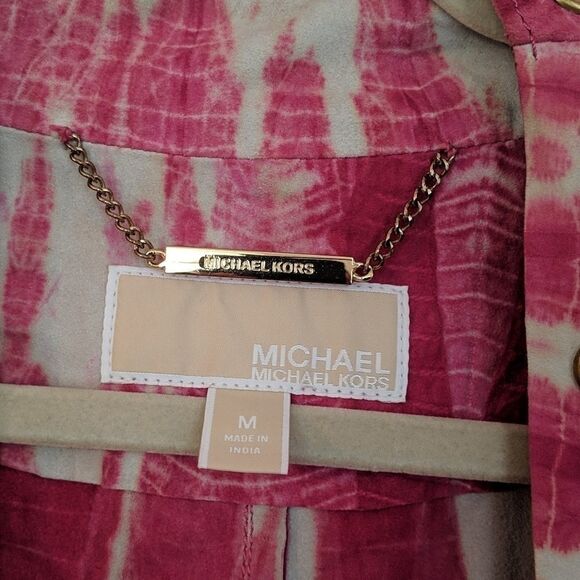 Michael Kors suede tie dye vest - Picture 7 of 7